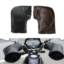 Nuove manopole per manubrio di scooter motociclistico guanti muffole copertura termica per le mani invernale