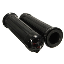 Neue 1 Zoll Skull Lenkergriffe für Harley Davidson XL 883 Hugger Sportster