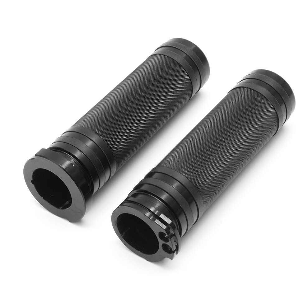 New Pair 1Inch 25Mm Motorcycle Handlebar Hand Grips For Harley Sportster Cruiser Bobber 762179081074