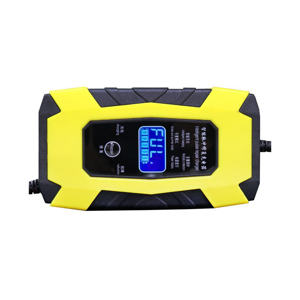 Enusic 12V 6A Intelligent Repair Battery Charger For Car Motorcycle Truck Van Marine Lead Acid Batteries Agm Gel Wet 746357274779