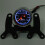 Motorcycle Odometer Speedometer Gauge Meter Dual Color LED Backlight 6