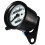 Motorcycle Dual Odometer Speedometer Mechanical Gauge White Universal Waterproof 4