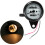 Motorcycle Dual Odometer Speedometer Mechanical Gauge White Universal Waterproof 1