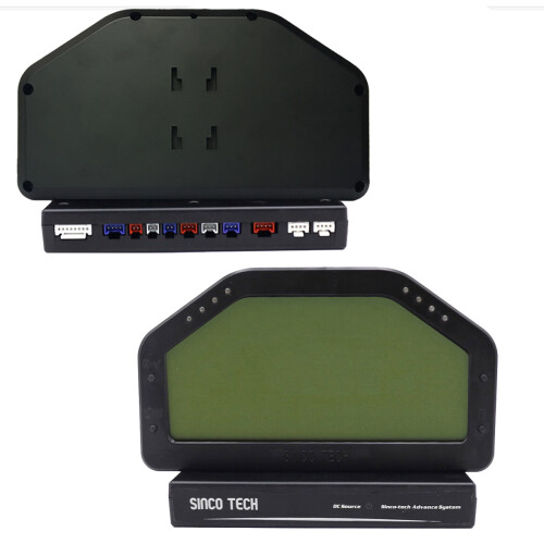 New Dash Race LCD Display Full Sensor Kit Dashboard Screen Rally Gauge With bluetooth Function 2