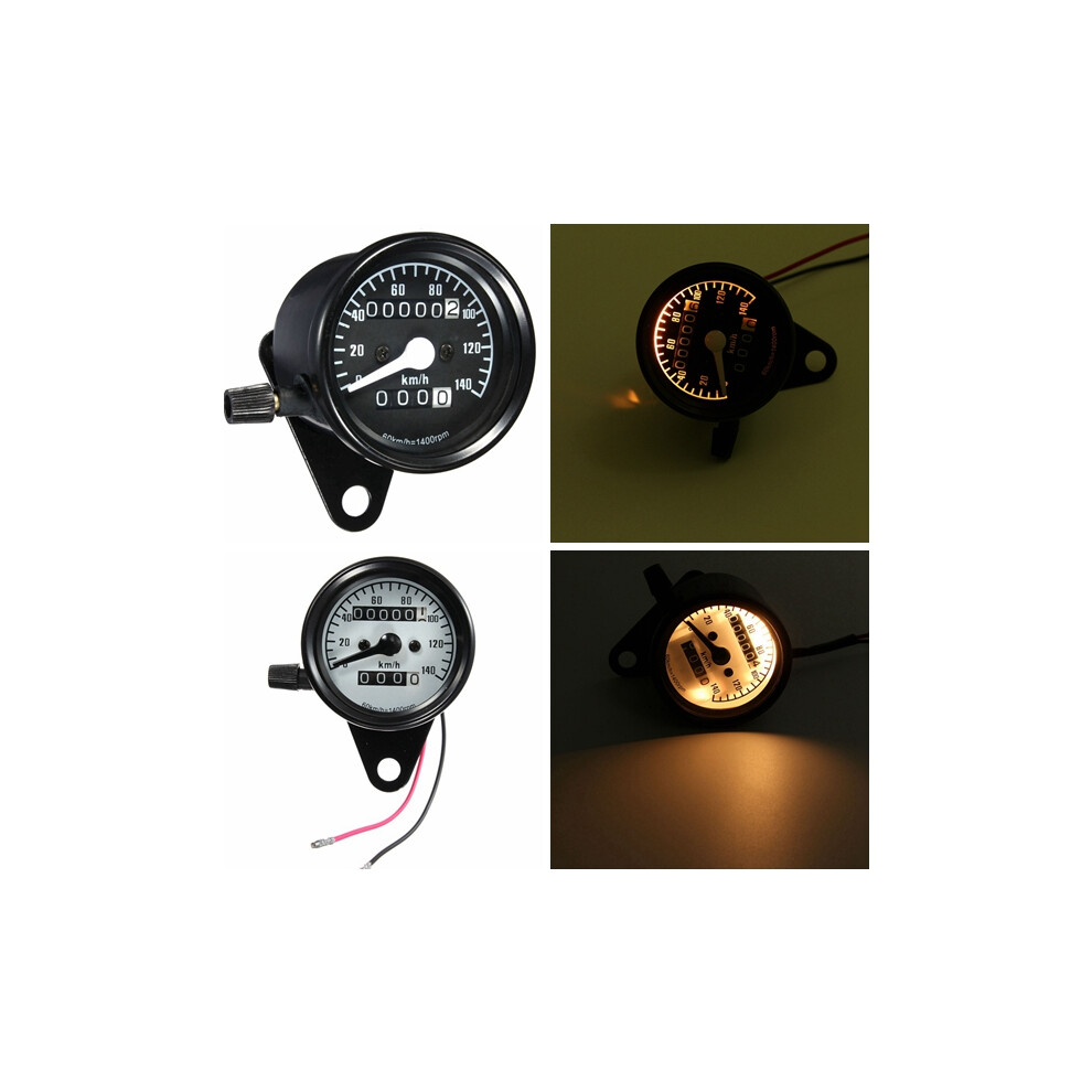 Universal Rpm Motorcycle Mileage Meter Speedometer Gauge 762179055402