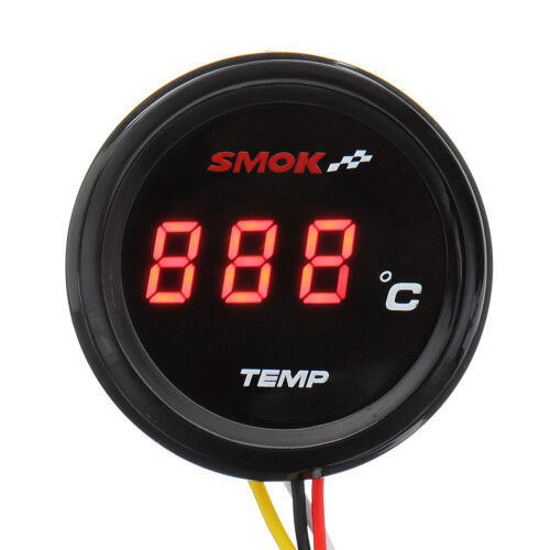 New Universal Motorcycle LCD Digital Instruments Thermometer Water Temp Temperature