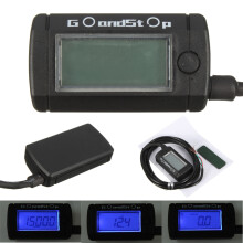 Nieuwe Tachometer Urenmeter Max RPM LCD Digitale Weergave Motorfiets Fiets Waterdicht