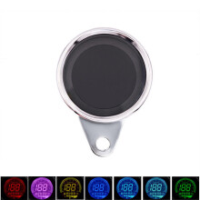 Nieuwe 12V Motorfiets Snelheidsmeter Retro LCD Kilometerstand Racer Toerenteller Indicator Scooter ATV Digitale Meter Universeel