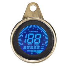 Nieuwe LCD Digitale Motorfiets Snelheidsmeter Universele Kilometerstand Motorfiets Toerenteller