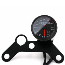 Nieuwe 12V Motorfiets LED Odometer Snelheidsmeter Toerenteller Speedo Meter
