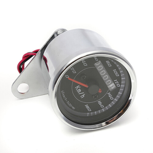 New Universal LED Motorcycle Tachometer+Odometer Speedometer Gauge 2
