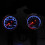 New Universal LED Motorcycle Tachometer+Odometer Speedometer Gauge 8