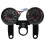New Universal LED Motorcycle Black Tachometer+Odometer Speedometer Gauge w/ Bracket 2