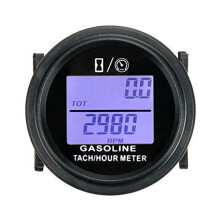 Nieuwe Motorfiets Runleader Rl-Hm005 l Inductieve Toerenteller Met Urenmeter Voor Alle Benzinemotoren