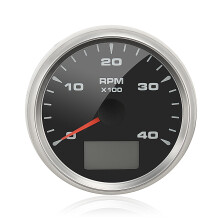 Nieuwe 12/24V 85 mm 4000RPM Waterdichte Variabele Achtergrondverlichting Digitale GPS Meter Snelheidsmeter Tellers Marine Boot