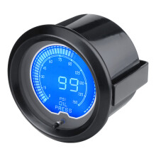 Nieuwe Universele 2 Inch 52 Mm Olie Drukmeter Digitale LED 7 Kleur 150 PSI Meter