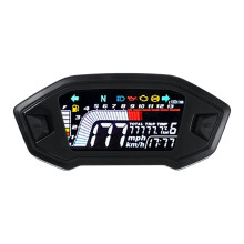 Nieuwe Universele LED Snelheidsmeter Digitale Kilometerstand Voor 2. 4 Cilinder Motorfiets Rpm13000r