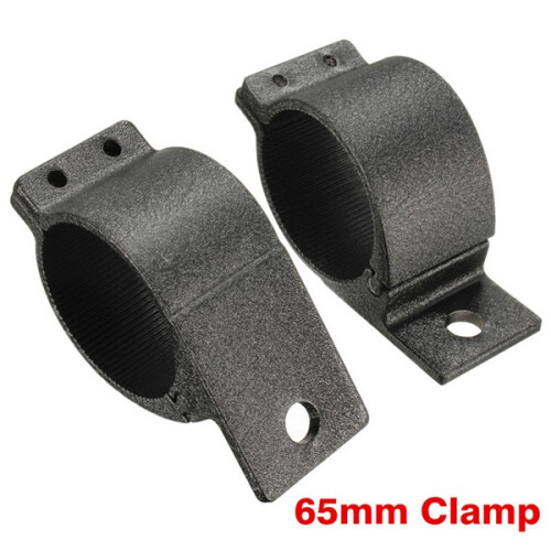2pcs LED HID Bull Work Light Mounting Bracket Clamps Aluminum 50-75mm 2