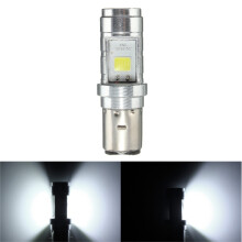 Neue BA20D 6000K 10 W LED 1000LM COB Scheinwerferbirne für Motorrad Roller