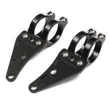 Neue Motorrad-Scheinwerfer 41 mm Gabelmontagehalterung Aluminium