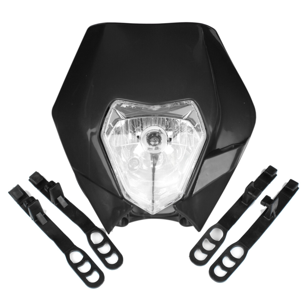 New Headlights Headlamp For Exc Excf Xcf Xcw Sxf Smr Enduro Amber/Light 762179086628