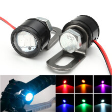 Neue Paar Motorrad LED Hawkeye Licht Konstante Spiegelmontage Adlerauge DRL Rücklicht