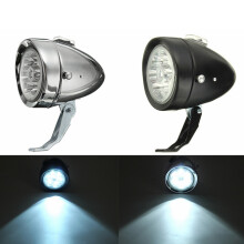 Neue Retro Vintage E-Bike Fahrrad Frontlicht LED Scheinwerfer Nebelscheinwerfer mit Halterung