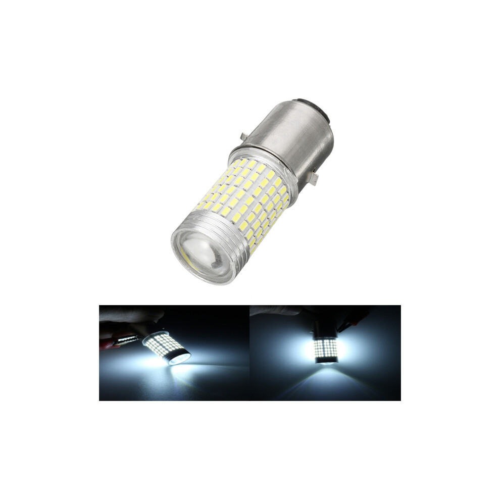 12V 1200Lm Head Bulb High/Low Beam Led Lamp For Scooter/Moped/Motor 144Smd H6 Ba20d Light 762179037026