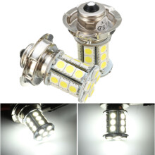 Neue Paar 12 V AC P26 S 24 SMD LED Weiße Motorrad Scheinwerfer Auto Glühbirne Lampe