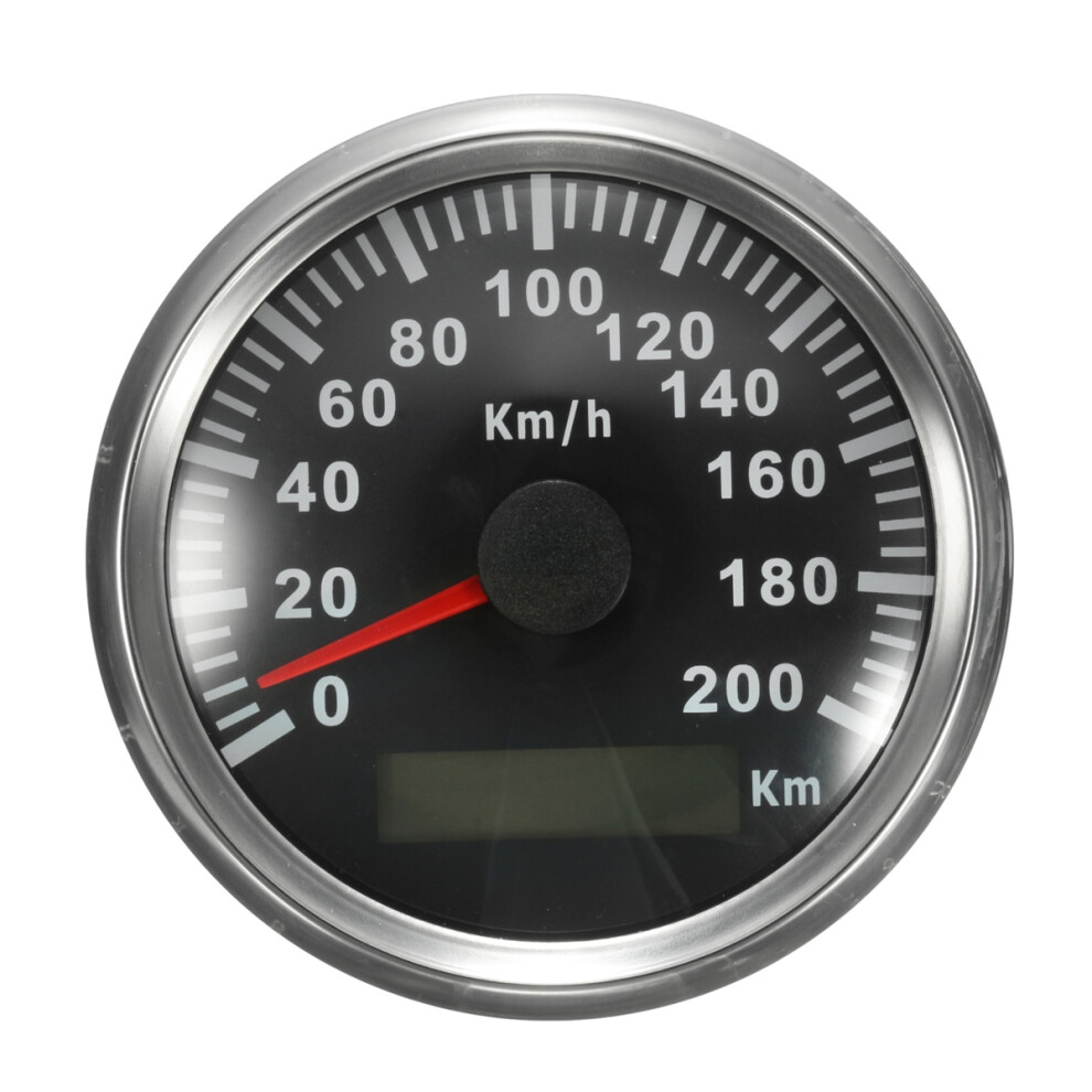 New 200 Km/H Gps Speedometer Waterproof Digital Gauges Car Motorcycle Auto Stainless 762179095248