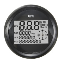 Neuer GPS-Geschwindigkeitmesser wasserdichter digitaler Kilometerzähler schwarz für Fahrzeuge