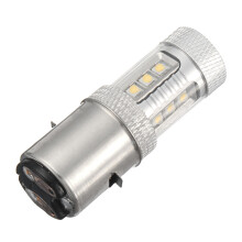 Neue 12 V BA20D H6 16 LED Motorrad Moped ATV Scheinwerferlampe Glühbirne