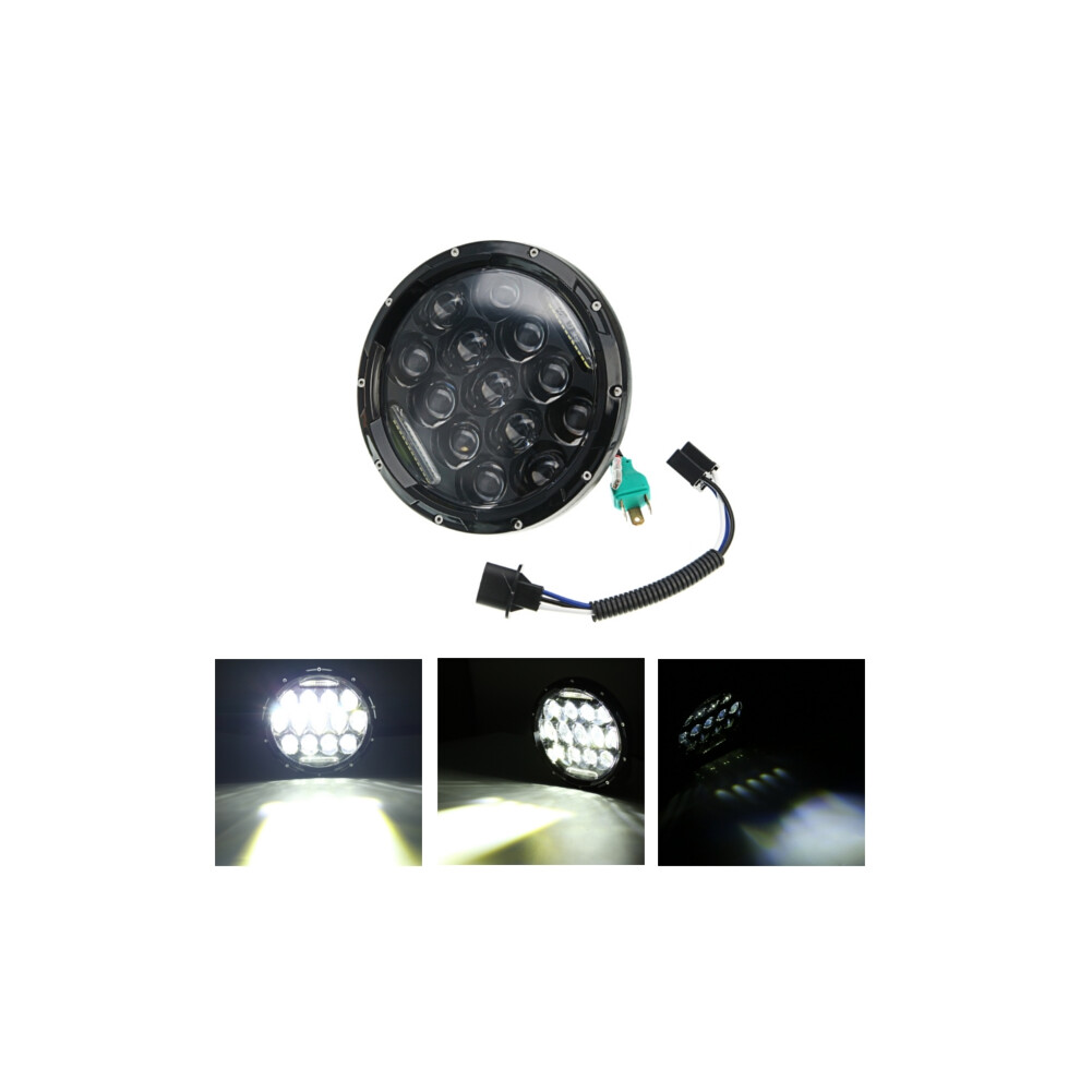 New 7 Inch 12-24V Headlight High/Low Beam Drl Turn Signal Fog Lamp Round For Land Rover Harley Davidson 762179095903