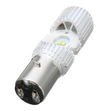Nieuwe BA20D 1200LM 6000K 4 LED Scooter Hi/Lo Motorfiets Moped ATV Koplamp Mistlamp Gloeilamp