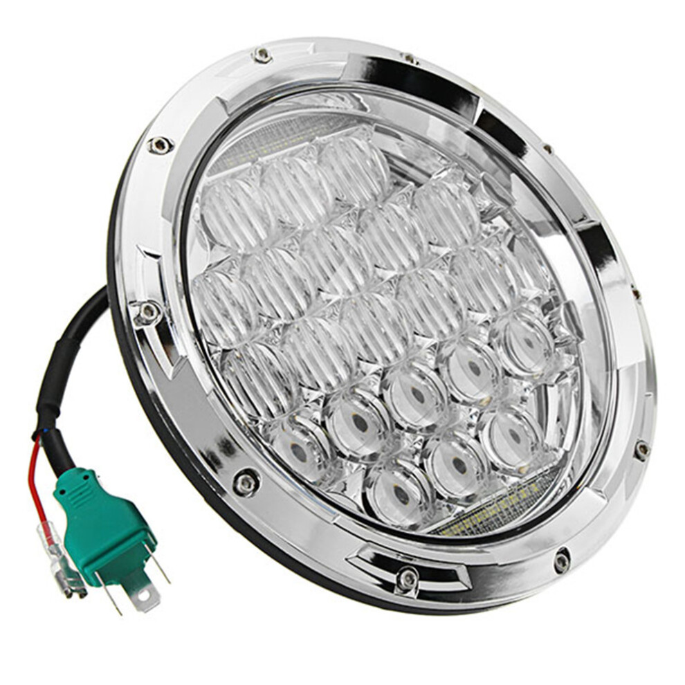 New 75W Ip67 6500K 5Dlens 7Inches Motorcycle Stainless Led Heads High/Low Beam Light/White 762179094890