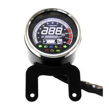 Nieuwe Universele Motorfiets Digitale Snelheidsmeter Odometer RPM Toerenteller KM/H MPH