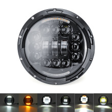 Neue 7 Zoll LED-Scheinwerfer Blinker DRL für Harley Lada Niva Jeep Wrangler