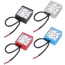 Neue 3-Zoll 4 LED DC12–24 V 12 W 2200LM Wasserdichte Motorrad Frontstoßstangenlichter Auto Netzwerklichter Weißlicht