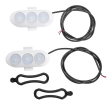 Neue 12 V 18 W 6 LED Motorrad Konstant Helles Weißes Quadratisches Zusatzlicht Vordergabelschutzbalkenlampe Wasserdicht