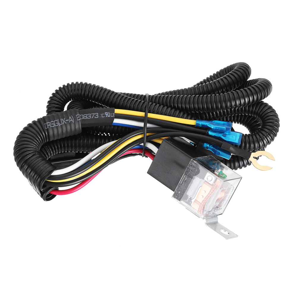 12/24V 100Cm Horn Wiring Harness Relay Kit Double Speaker Harness For Car Truck 762179038511