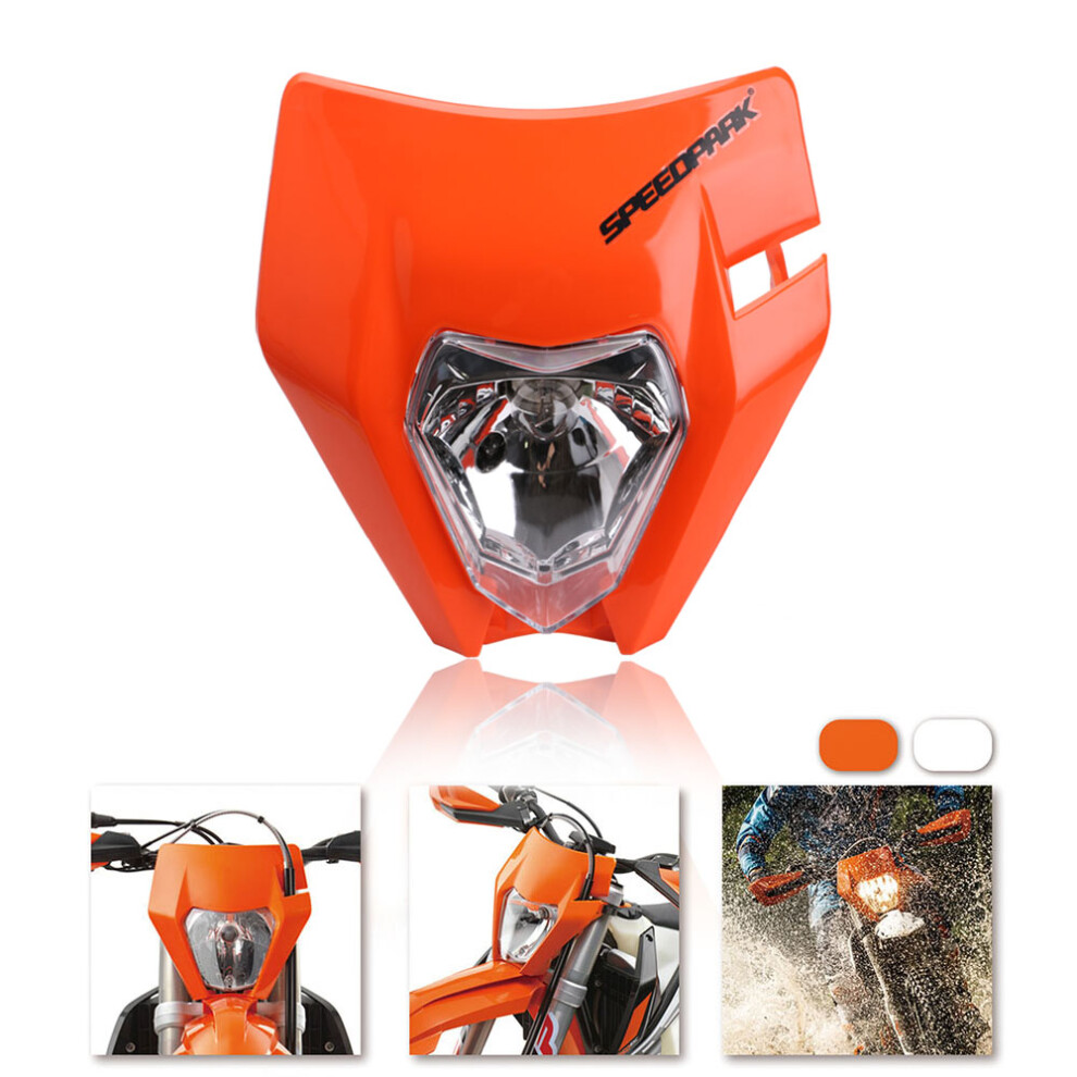 New 12V 35W Motorcycle Enduro Headlight Headlamp For Ktm Exc Xcf Sxf Smr Dirt Bike 2017-2018 762179089230