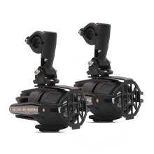 Neue Weiße + Bernstein W/ Seitenlicht Paar 40 W 4000LM 6500K Motorrad LED Zusatznebel-Scheinwerfer Sicherheitsfahrlicht Signallicht für BMW R12