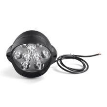 Nieuwe 12V-80V 9 LED 9W Motorfiets LED Voorlampen Sterke Helderheid Verre Verlichting Haai Vorm