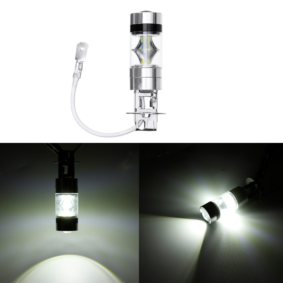 360 100W 1000Lm H3 12V 20 Led Headlights Lamp Bulb 6000K Fog Driving Drl Light 762179031796