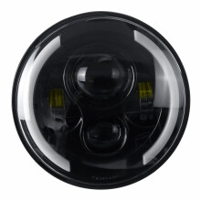Neue 12 V 7 Zoll 60 W H4 H13 Motorrad LED Scheinwerfer Hi Lo Beam DRL Tagfahrlicht 6500K für Harley für Jeep FLD Touring Softail
