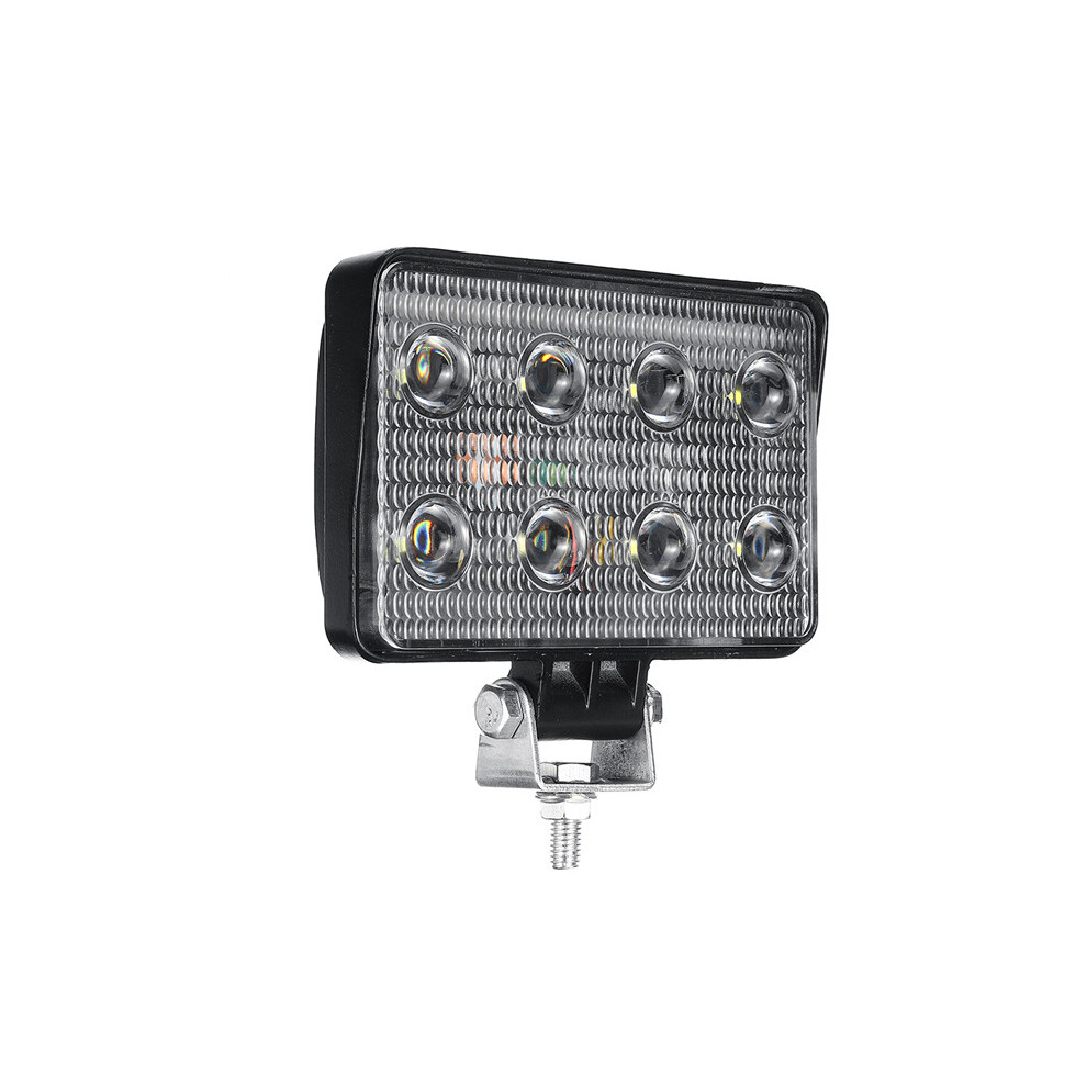 4 Inch 9V-30V 12V 24V 2400Lm 24W Led Work Offroad Flood Lamp 6000K Square Flood For Motorcycle Car Truck Boat Bar Light/White 762179044918