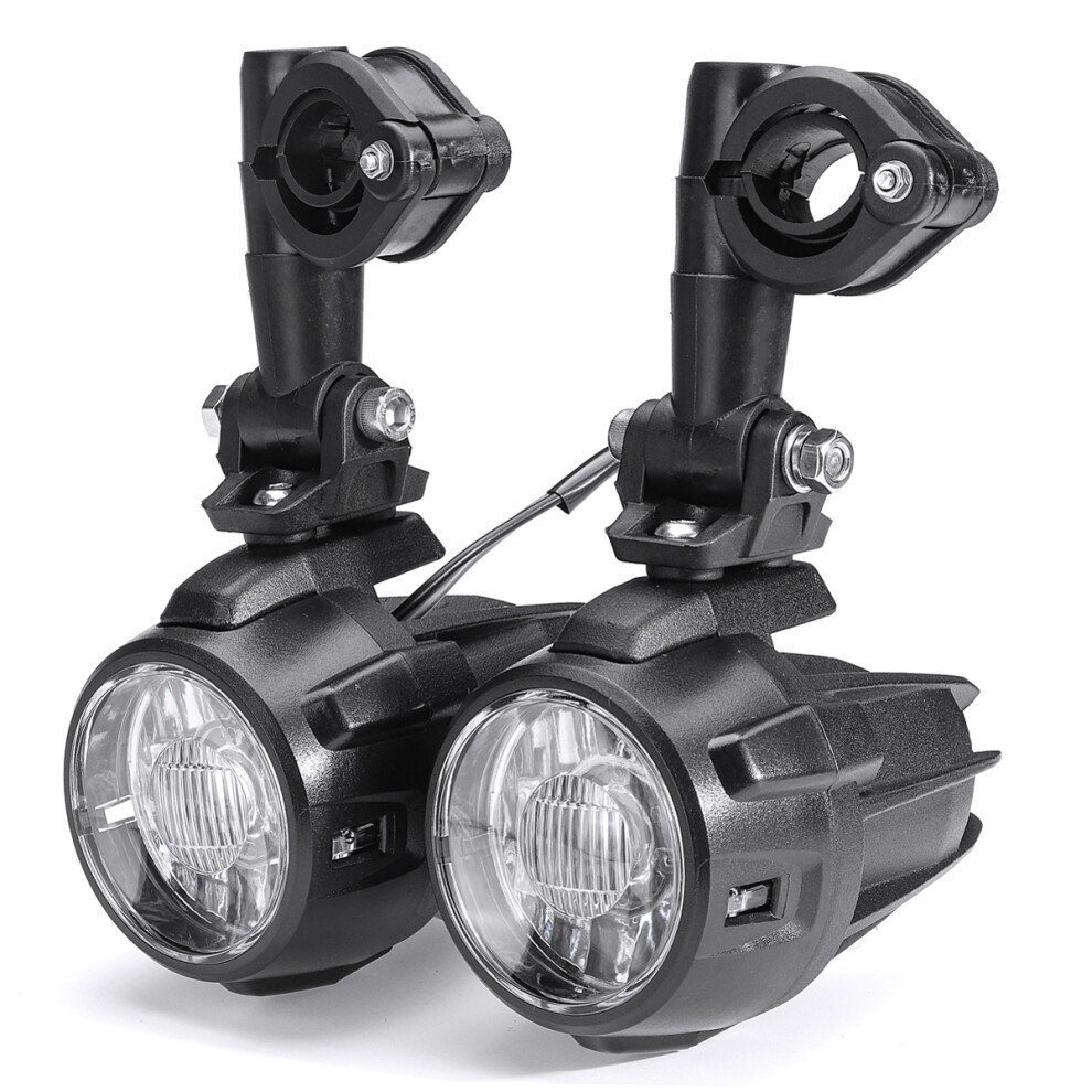 New Motorcycle Led Auxiliary Fog Spot & Wiring Hardness For Bmw R1200gs F800gs Light 762179097846
