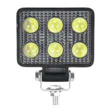 Neue 3-Zoll 6 LED 18 W 6000K Arbeitslicht Nummernschildlampe Lkw Offroad Traktor Scheinwerfer Quadrat