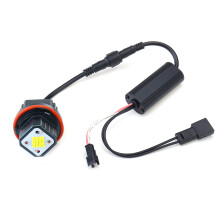 Uusi 2 kappaletta 80 W virheettömiä LED-enkeli silmämerkkivaloja Halo-renkaat BMW E39 E53 E60 E65