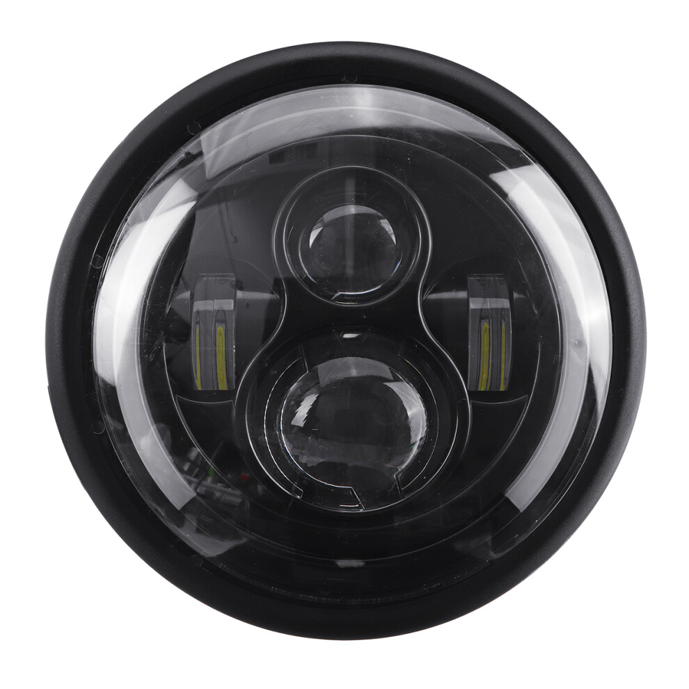 New 7Inch 60W H4 H13 Motorcycle Led Head High Low Beam Drl Daytime Running Light 762179091035